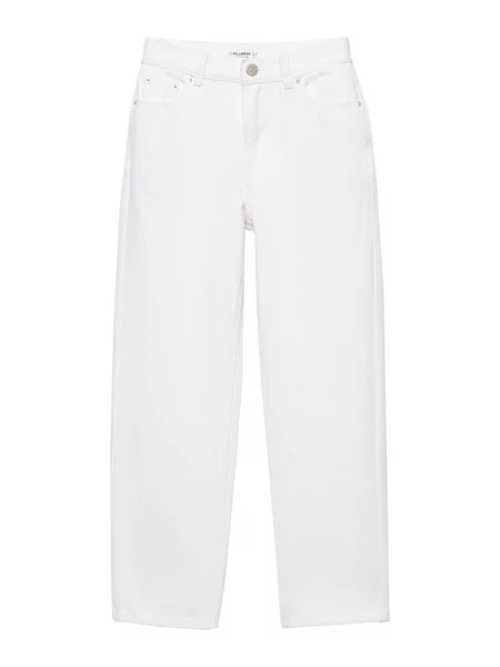 Pull&Bear Jeans denim alb