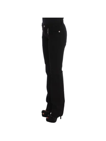 Skinny jeansy skinny Costume National czarne