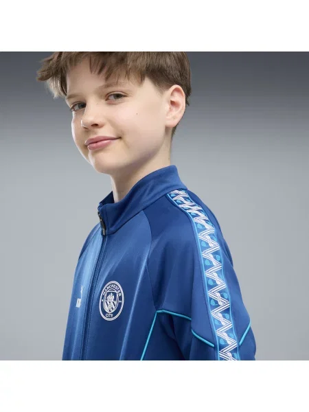 PUMA Młodzieżowa bluza dresowa Manchester City KING Anthem Odzież niebieski