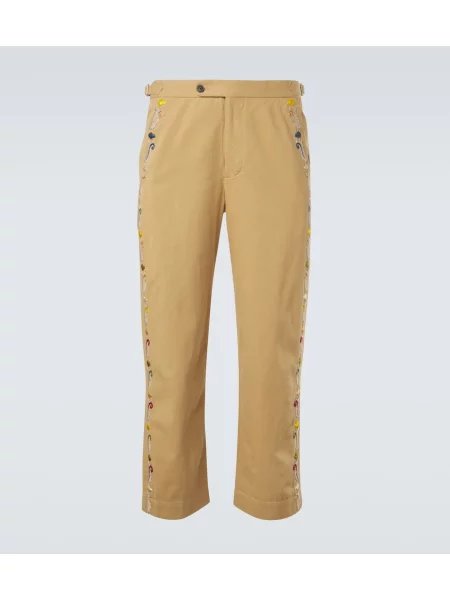 Pantaloni Bode cu pene bej