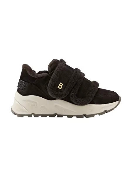 BOGNER OSLO sneakers pentru femei din piele întoarsă maro