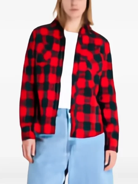 Cămașă Urban Classics în carouri de flanelă roșu