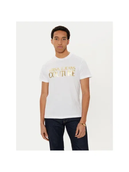 Versace Jeans Couture Póló Regular Fit fehér