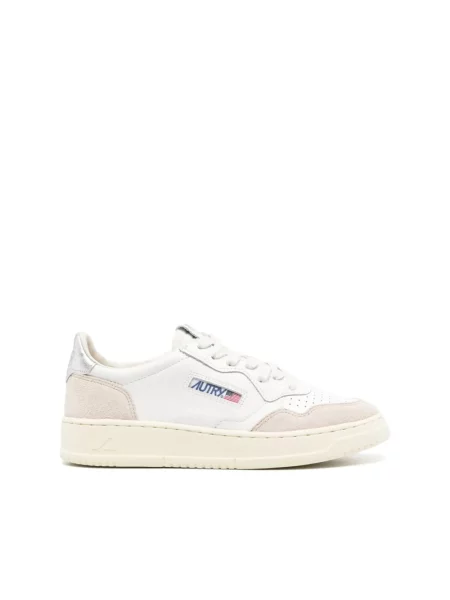 Sneakersy Autry zamszowe białe