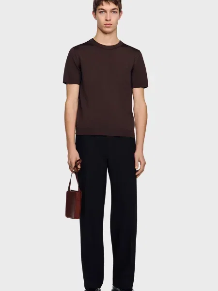 Свитер Sandro коричневый