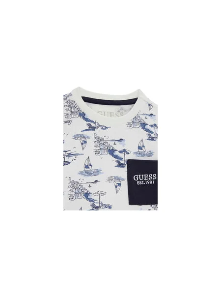 Guess Póló Regular Fit fehér