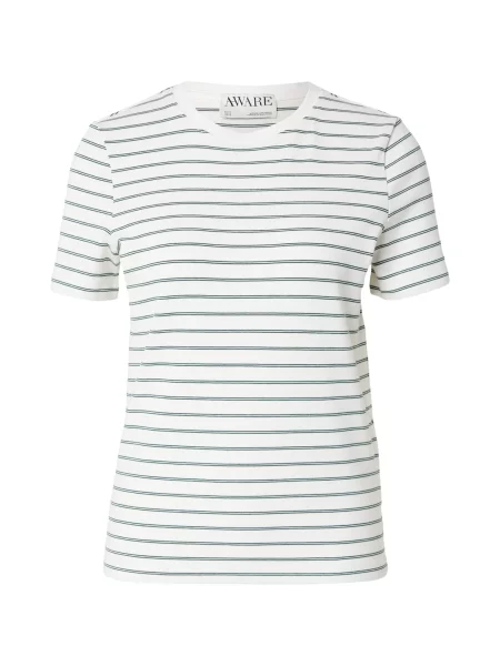 Aware Tricou AWAVANI verde pin alb