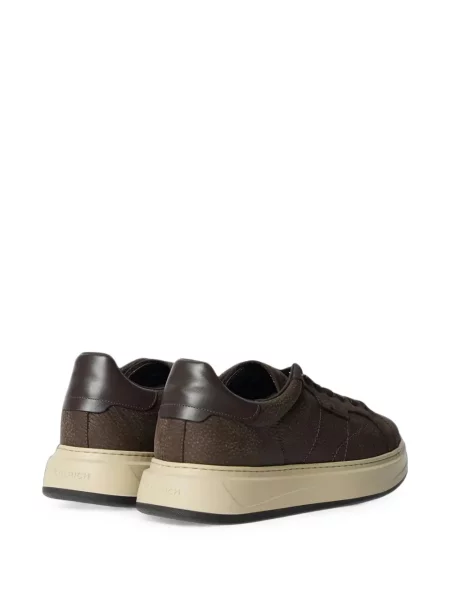 Sneakerși Woolrich din piele maro