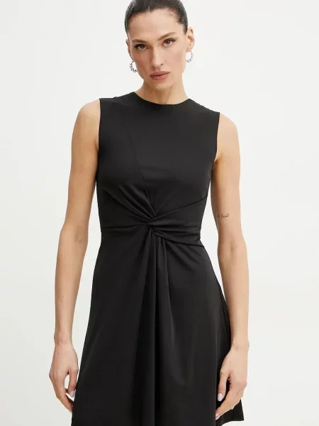 Silvian Heach rochie ERENI mini evazati negru