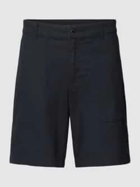 Bermudy o kroju straight leg w jednolitym kolorze Columbia czarne