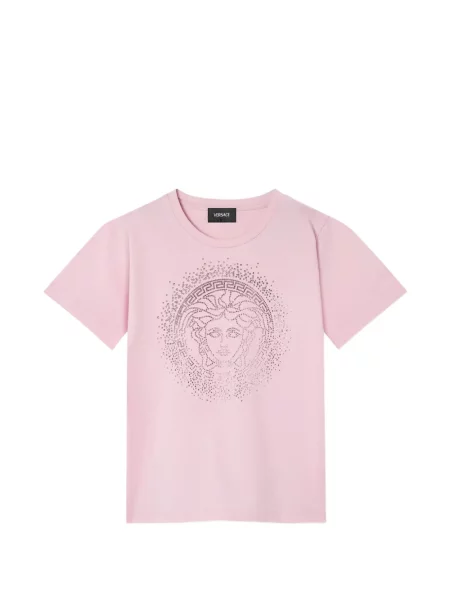 Koszulka dziecięca Versace różowa