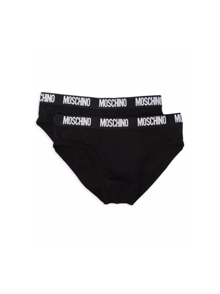 Zestaw majtek Moschino ze stretchu czarny