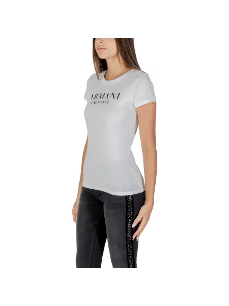 ARMANI EXCHANGE Tričko černá bílá