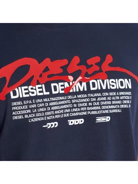 Tricou Diesel albastru