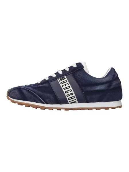 Sneakersy Bikkembergs zamszowe niebieskie