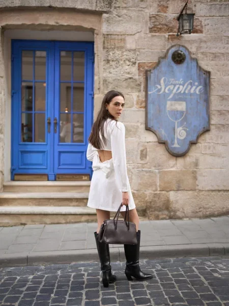 Сукня міні HANDY WEAR Emily молочний віскоза/поліестер