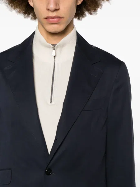 Costum Brunello Cucinelli din cașmir de costum albastru