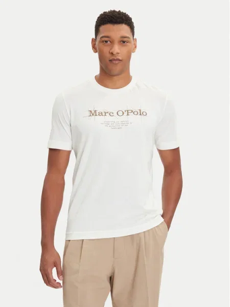 Тениска Marc O'Polo с принт бяло