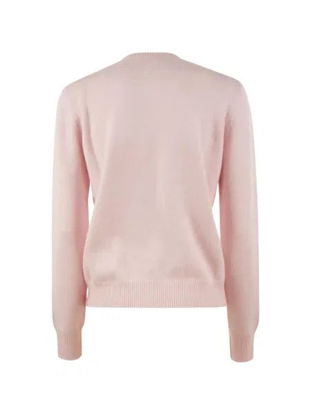 Pulover Mc2 Saint Barth cu broderie roz