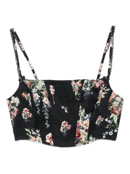 Top Camilla negru