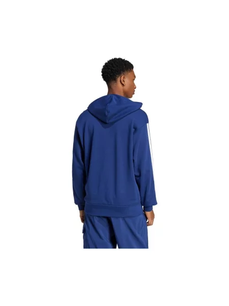 Prugasta frotir majica Adidas plava