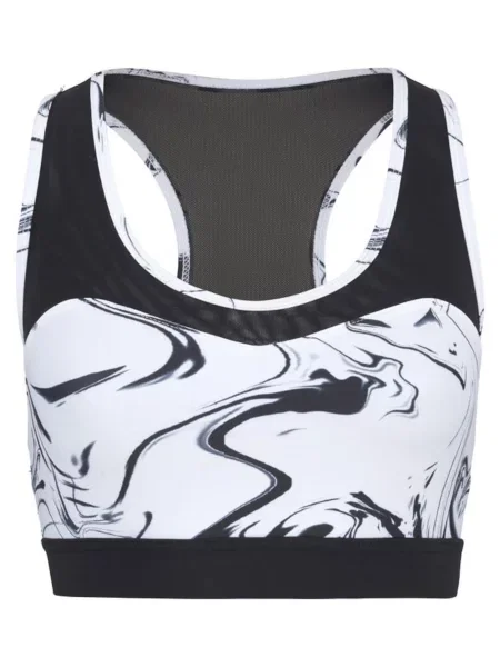 LASCANA ACTIVE Sport top negru alb
