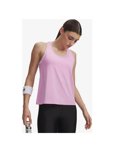 Koszulka Under Armour Tech Knockout bez rękawów pastelowa XS różowa