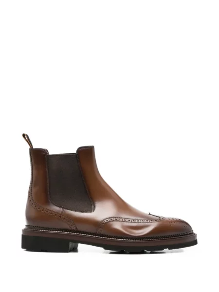 Brogues Santoni din piele maro