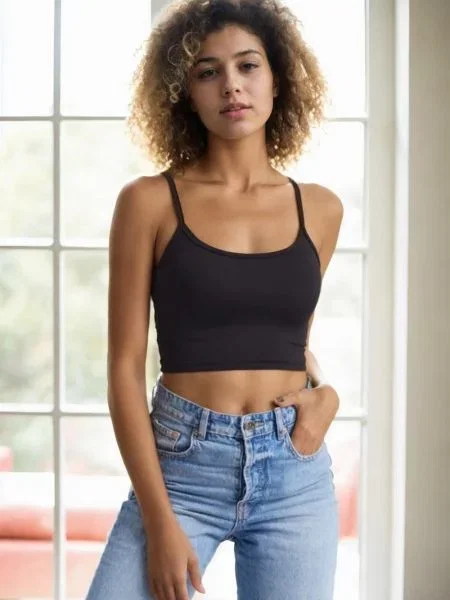 Cropp top Dewberry negru