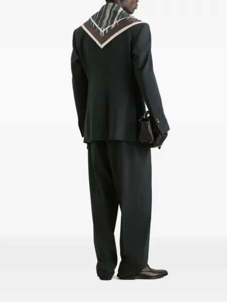 Cămașă Dolce & Gabbana de mătase verde