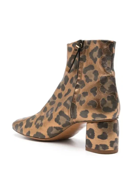 Botine Forte_forte cu imagine cu model leopard maro