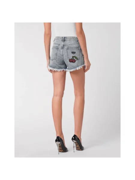 Spodnie Philipp Plein niebieskie