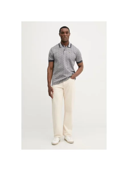 Lacoste polo szara