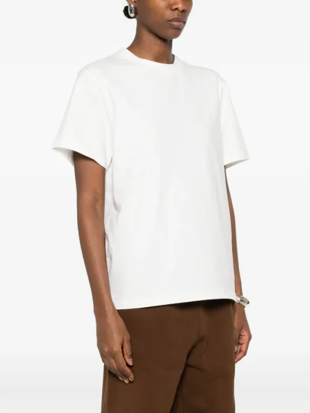 Tricou Entire Studios cu decolteu rotund alb