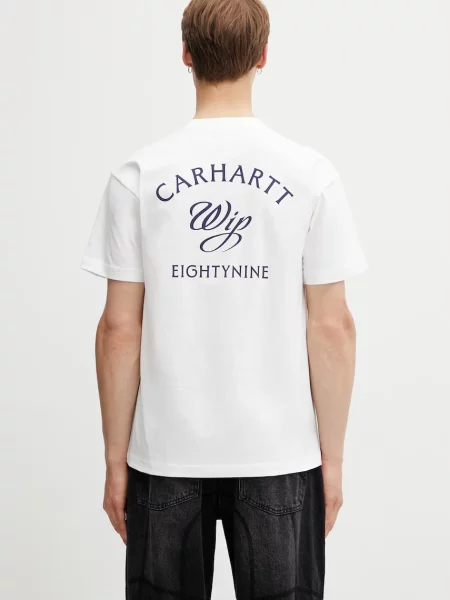 Carhartt WIP S/S Eightynine T-Shirt tricou din pentru bărbați alb