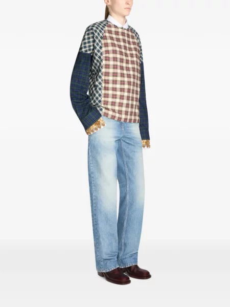 Top Dries Van Noten de flanelă