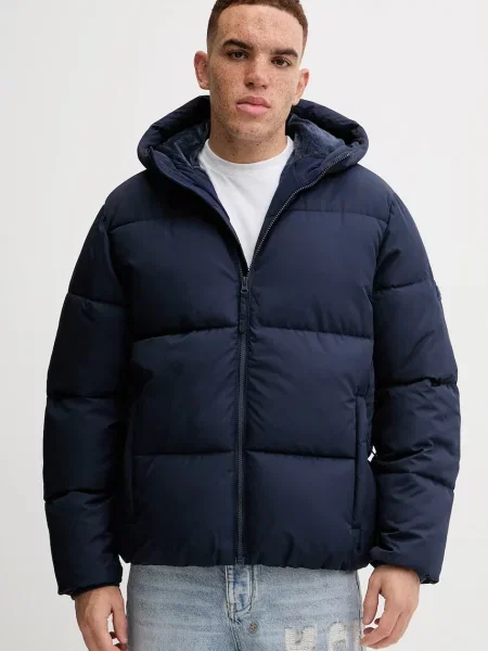 Jakna Hollister Co. tamno za zimu plava