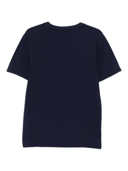 Tricou Moschino cu imagine cu decolteu rotund albastru