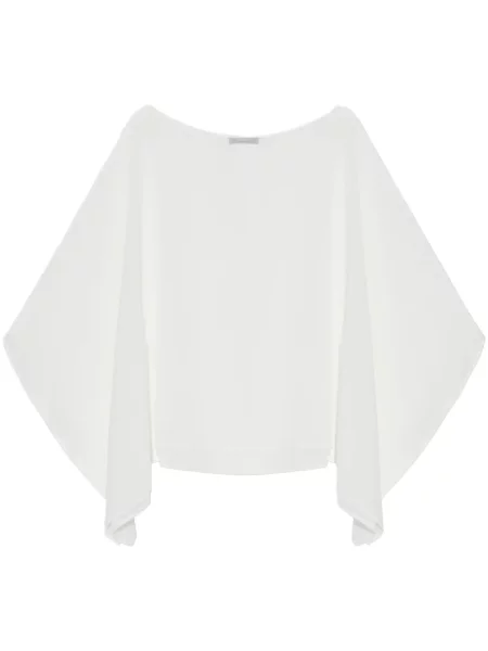 Bluză Balmain de mătase alb