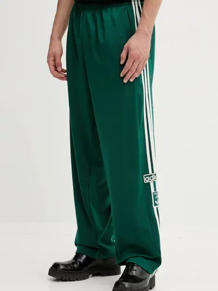 Спортен панталон adidas Originals Adibreak мъжки с апликация зелено