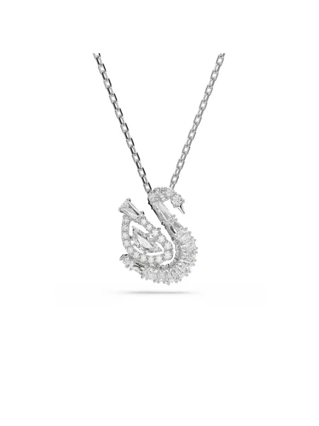 Naszyjnik Swarovski szary