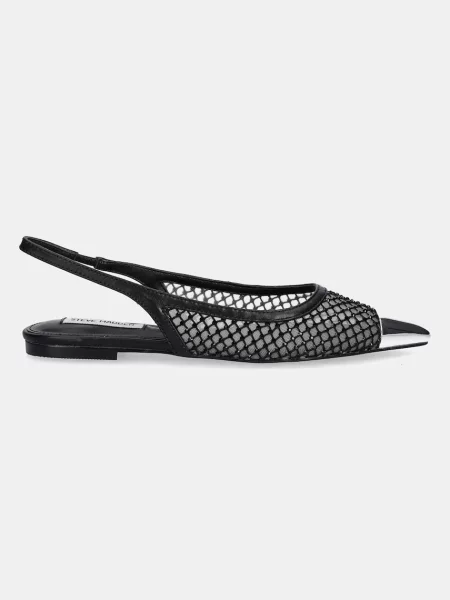 Балетки Steve Madden с открытой пяткой черные