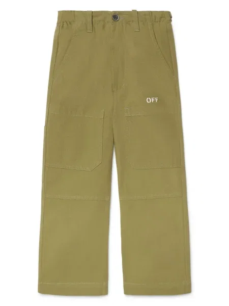 Spodnie dziecięce Off-white białe