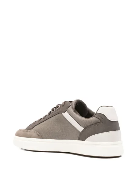 Fűzős csipkés sneaker Geox barna