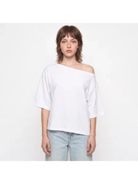 Cropp Блузка асиметрична білий
