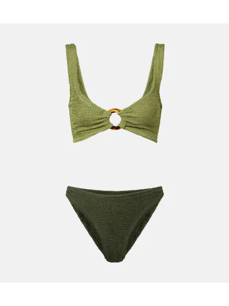 Prsteň Hunza G zelená