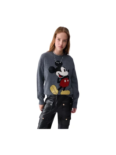 Sweter Liu Jo wełniany szary