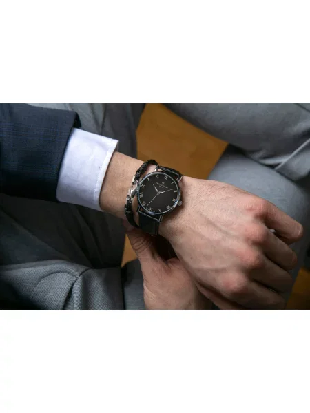 Ceas Philipp Blanc negru