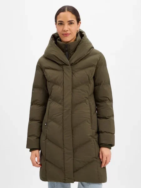 Ragwear płaszcz funkcjonalny Natalka Kobiety jednolity S zielony