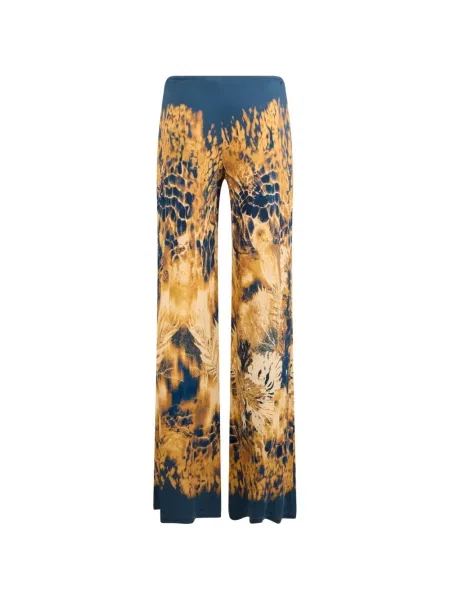 Pantaloni Alberta Ferretti evazate albastru